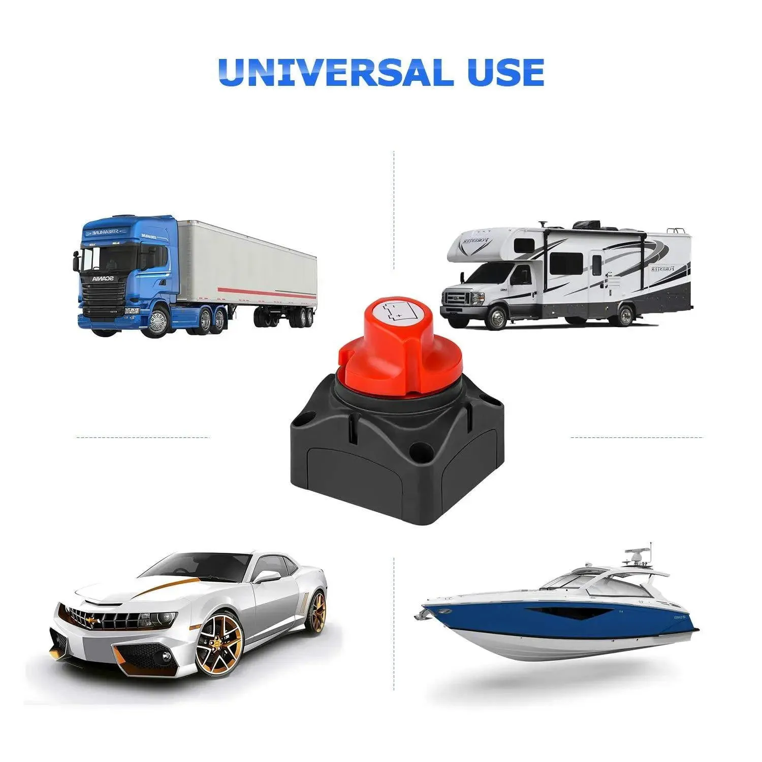 12V-48V DC Battery Disconnect Switch