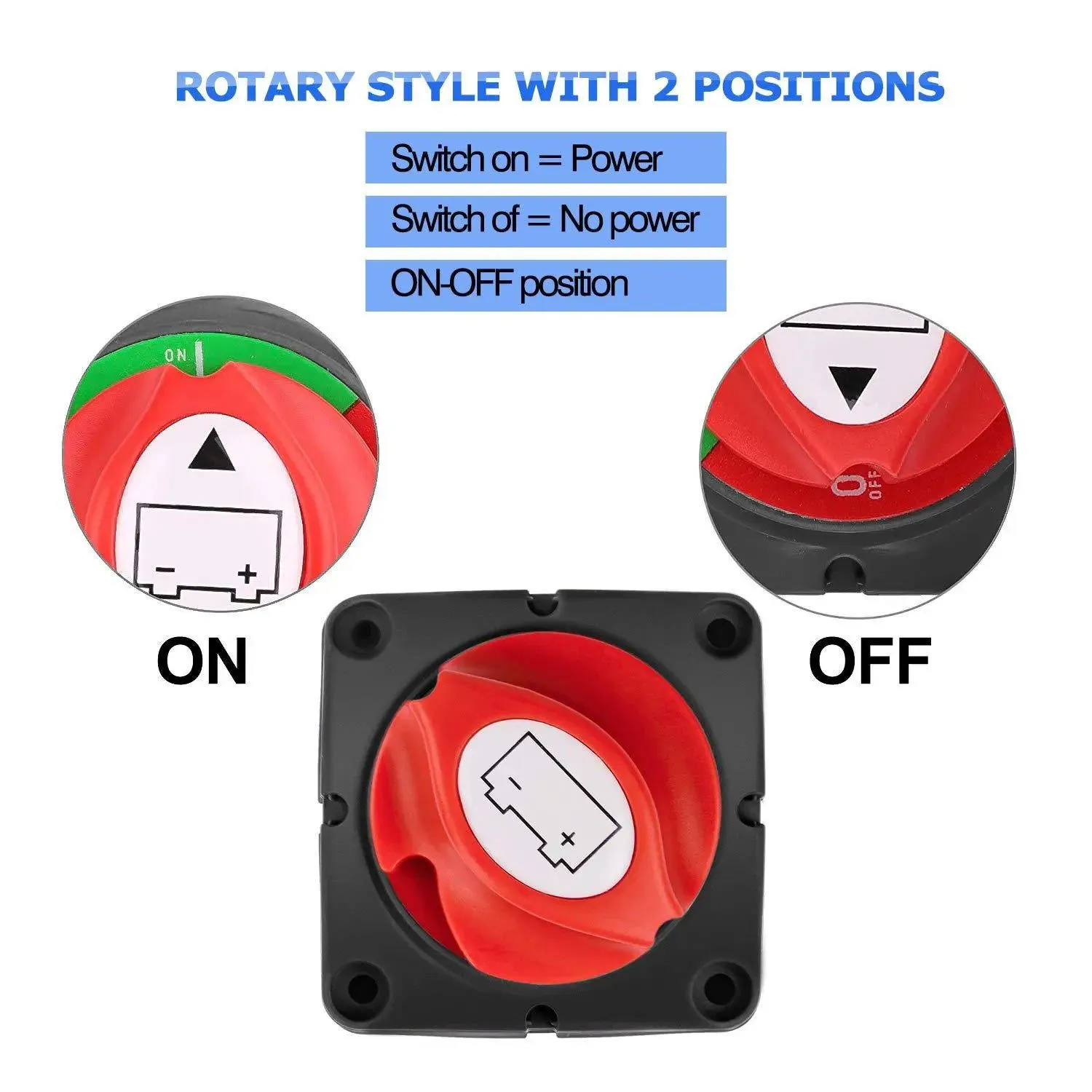 12V-48V DC Battery Disconnect Switch
