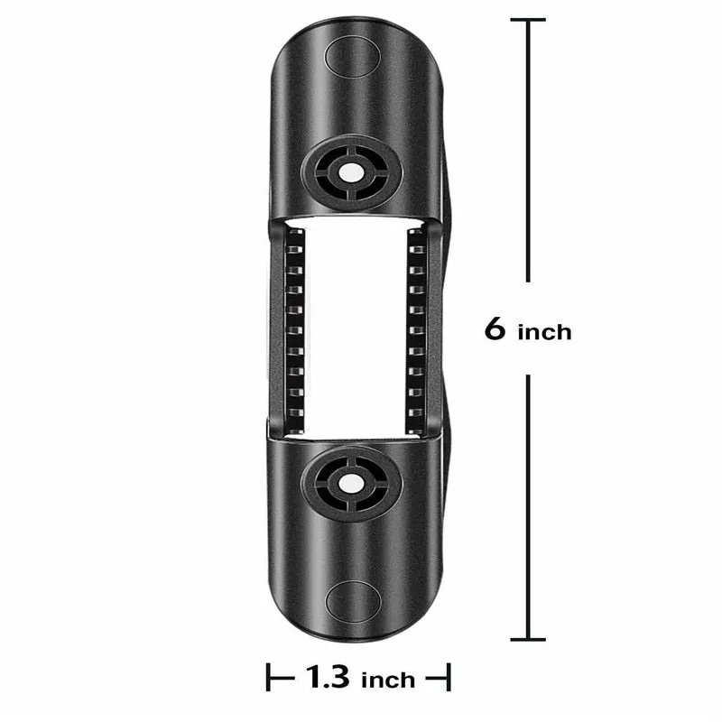 2 pcs Durable Plastic Paddle Clip With Mounting Hardware