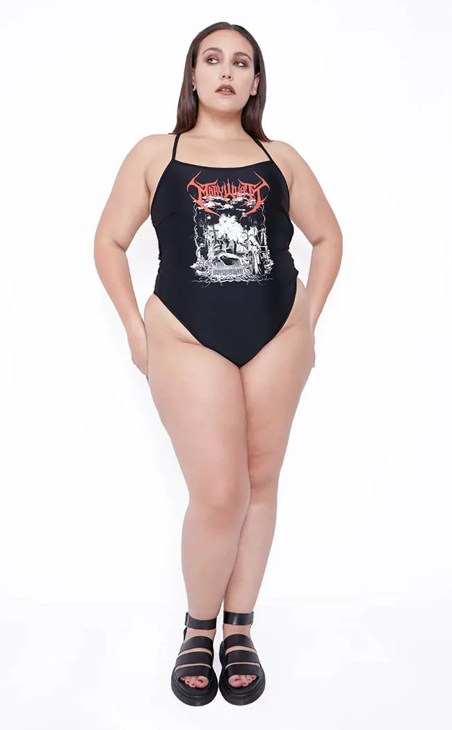 Altar Lace-Up Swimsuit
