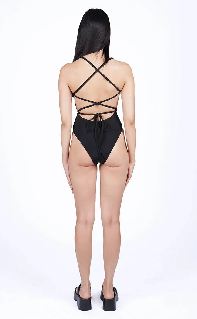 Altar Lace-Up Swimsuit
