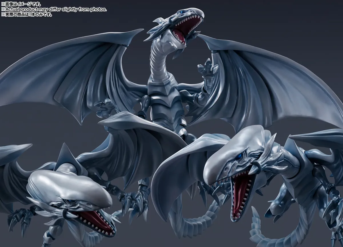 Bandai Tamashii Nations Yu-Gi-Oh Blue Eyes White Dragon S.H. Monsterarts Figure