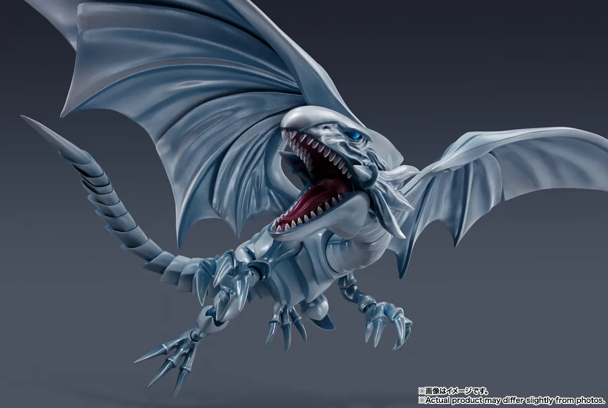 Bandai Tamashii Nations Yu-Gi-Oh Blue Eyes White Dragon S.H. Monsterarts Figure