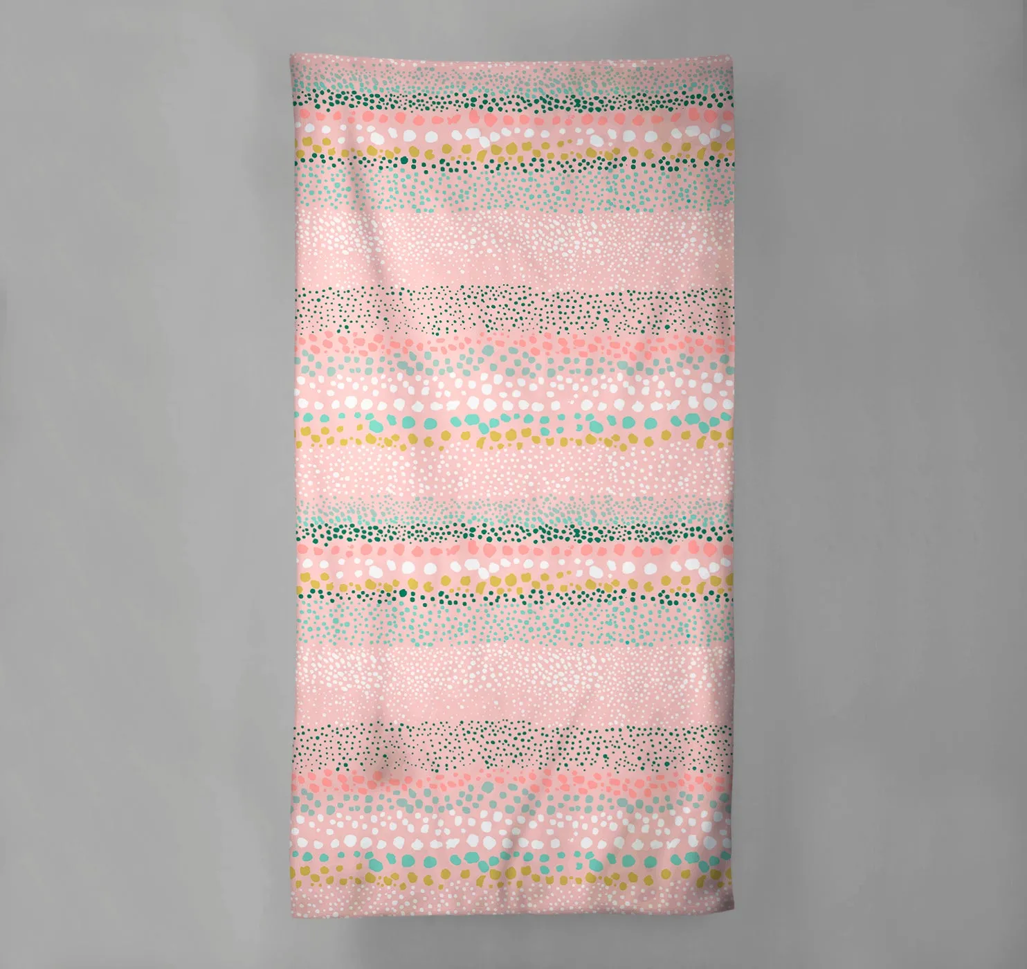 Beach Towel, Textured Dots