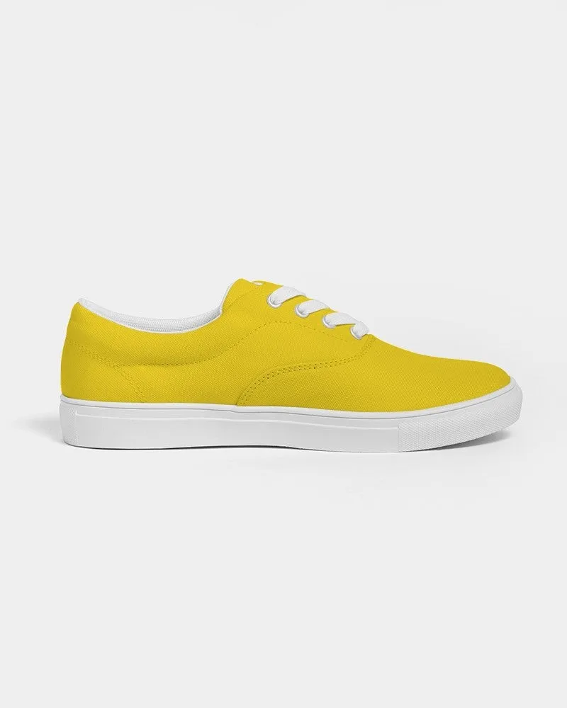 Bright Yellow Men's Canvas Sneakers | Men's | Bright Pure Yellow | C0M12Y100K0