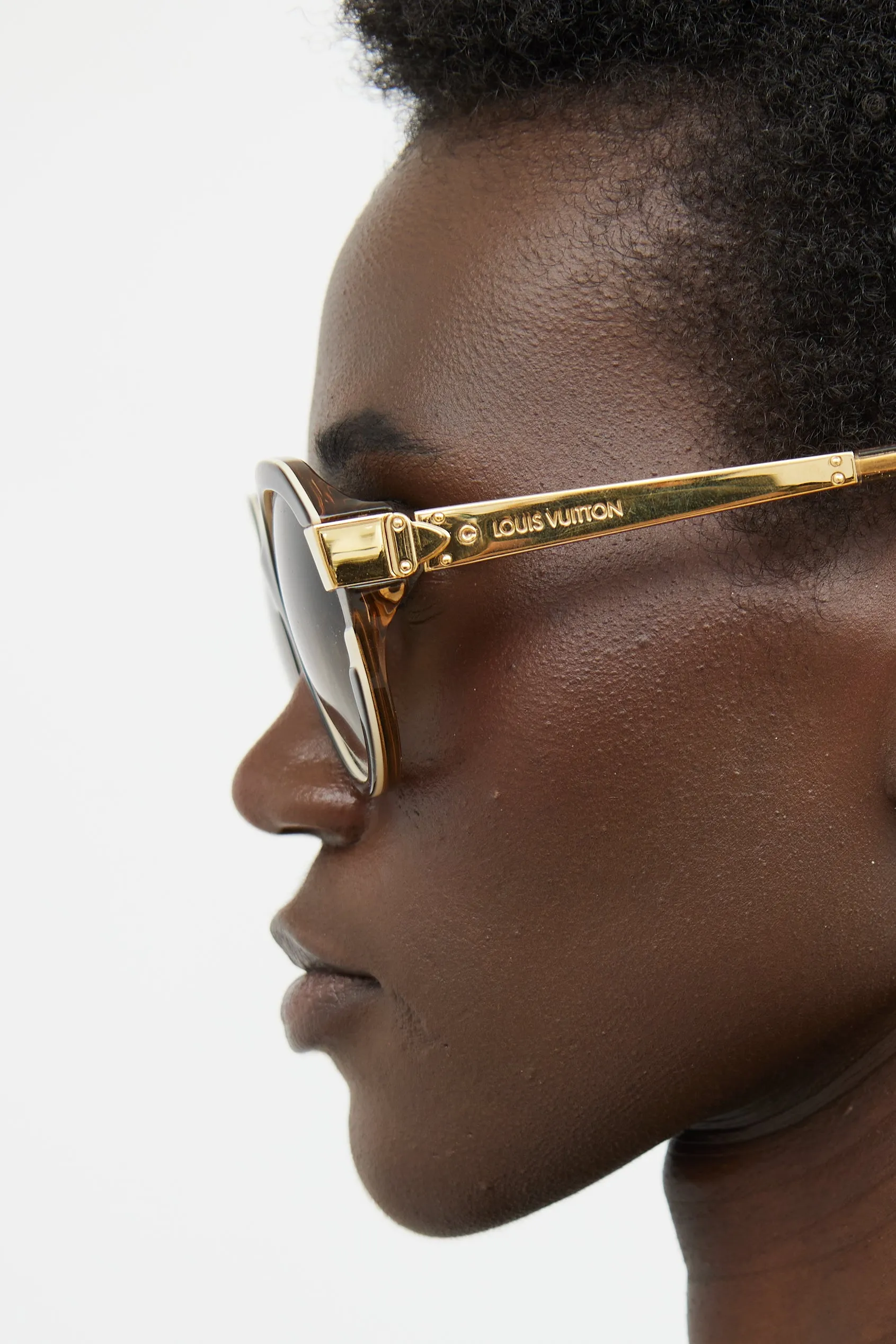Brown Round Z0487W Sunglasses