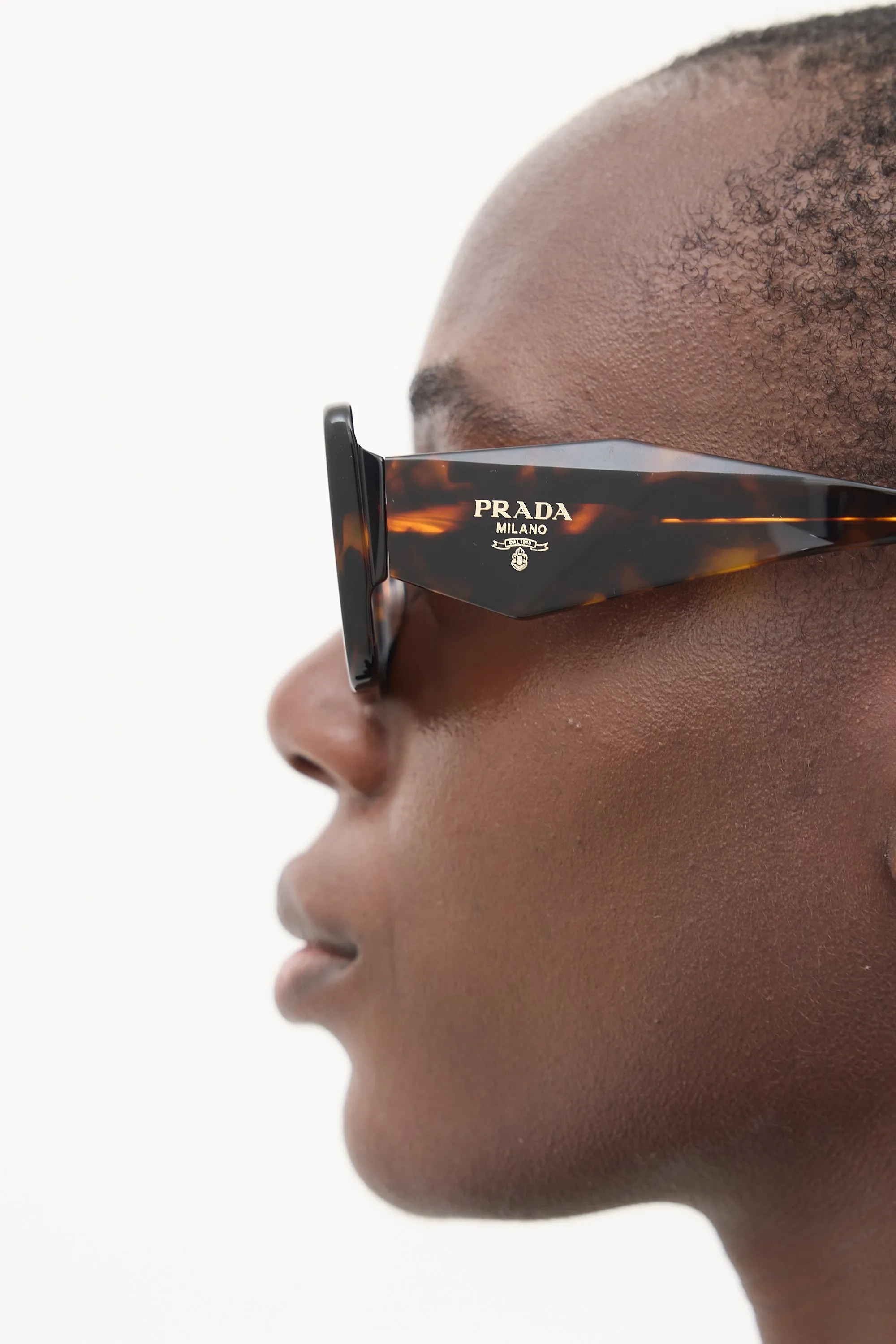 Brown SPR08Y Square Sunglasses