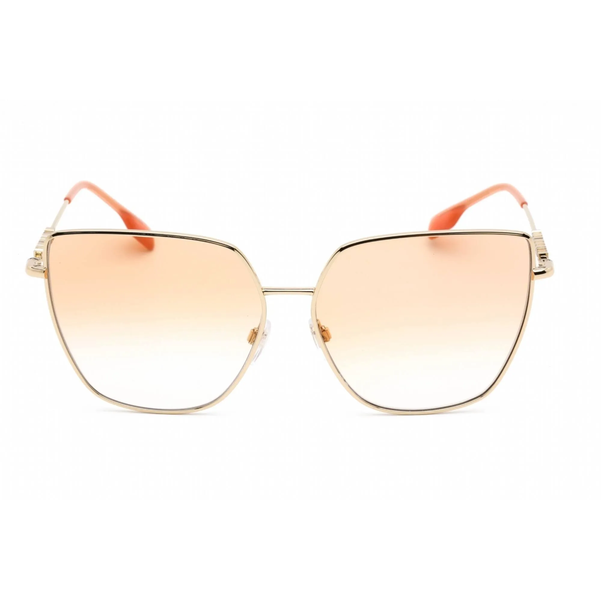 Burberry Women's Sunglasses - Full Rim Light Gold Cat Eye Shape | 0BE3143 1109V0