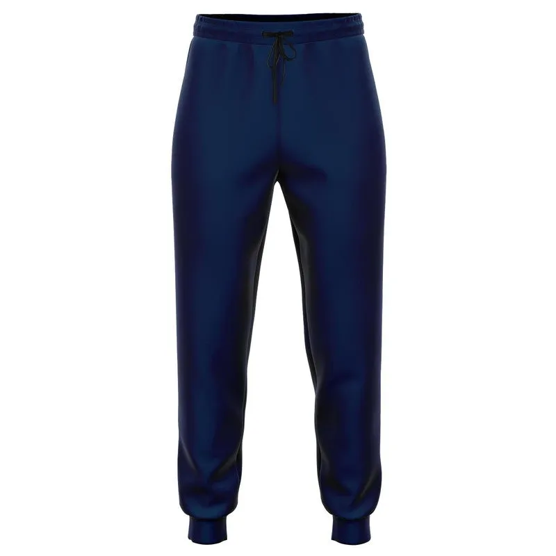 Dark Blue Joggers | Unisex | with PLUS sizes | Dark Pure Blue | C100M50Y0K80
