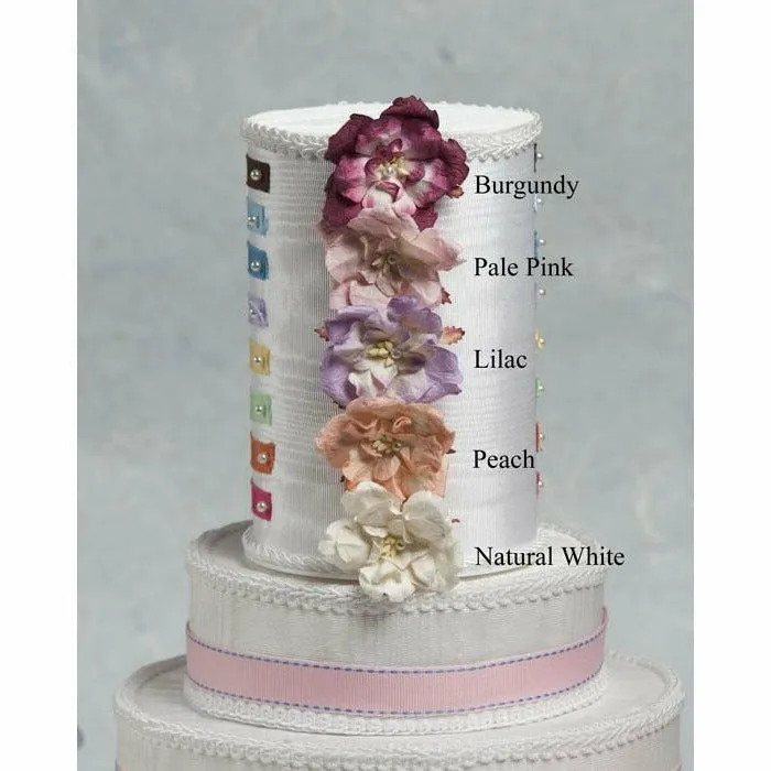 Elegant African American Ribbon Accent Cake Topper- Custom Colors!