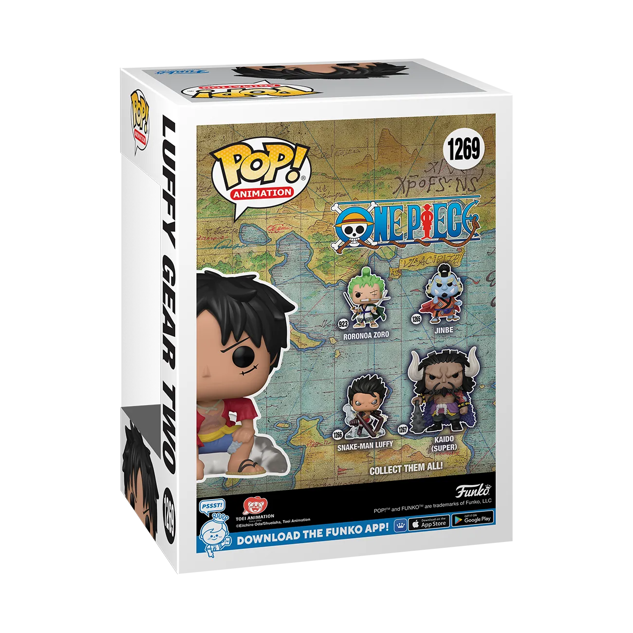 Funko Pop! Animation: One Piece - Monkey D. Luffy Gear Two Chase Fundom Exclusive