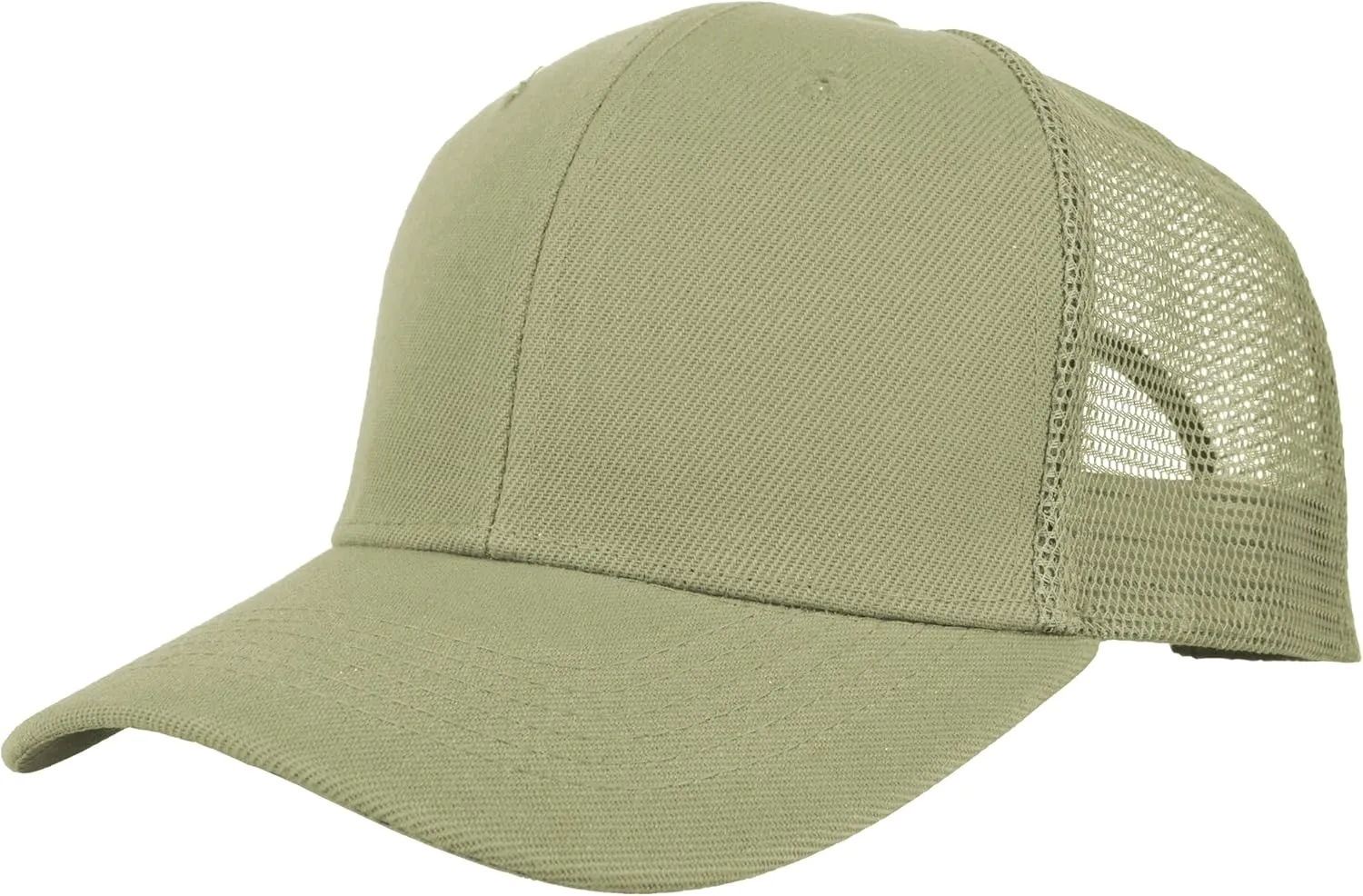 Gelante Mesh Trucker Baseball Cap Snapback Hat Structured Front Panel