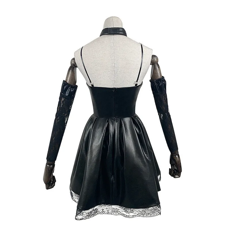 Gothic Anime Cosplay Leather Dress
