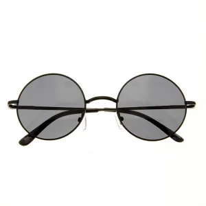 grinderPUNCH John Lennon Inspired Round Colored Lens Glasses Hippy Sunglasses Vintage
