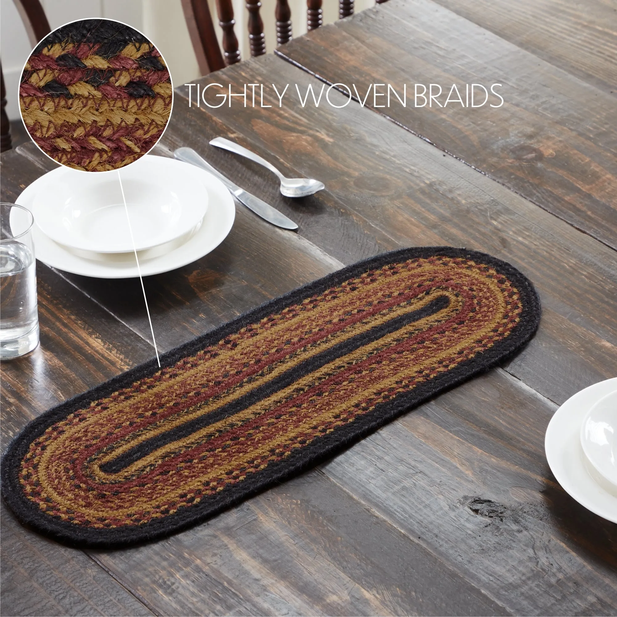 Heritage Farms Oval Jute Runner
