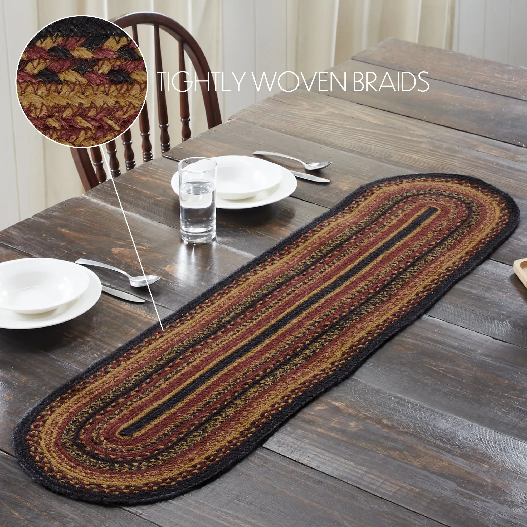 Heritage Farms Oval Jute Runner
