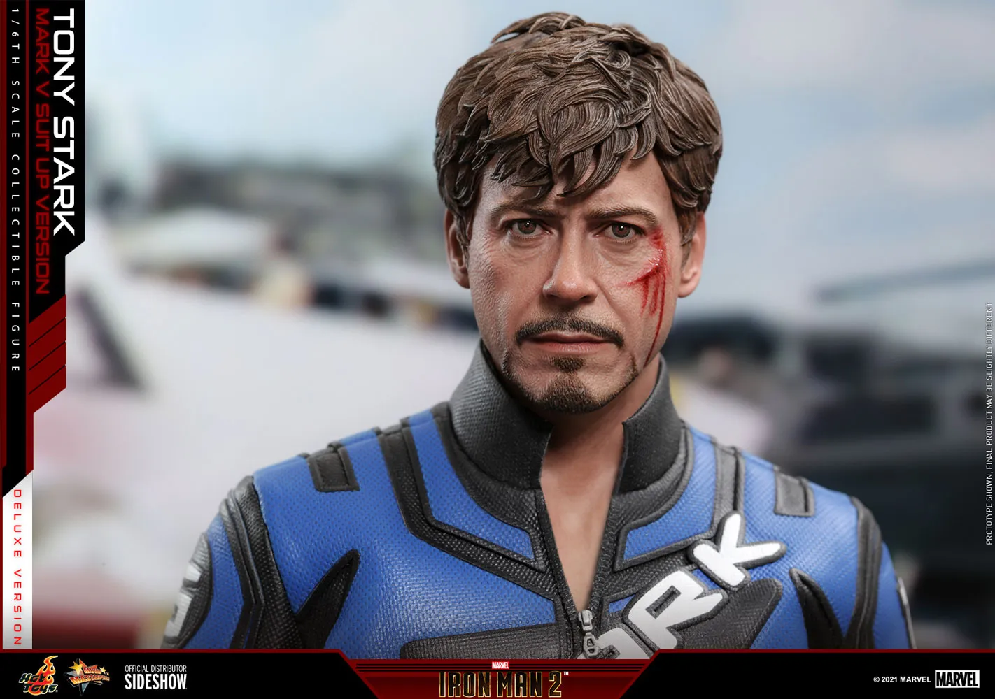 Hot Toys - Iron Man 2: Tony Stark (Mark V Suit Up Version) (Deluxe)