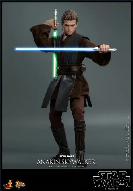Hot Toys Star Wars Movie Masterpiece Anakin Attack Clones Figure