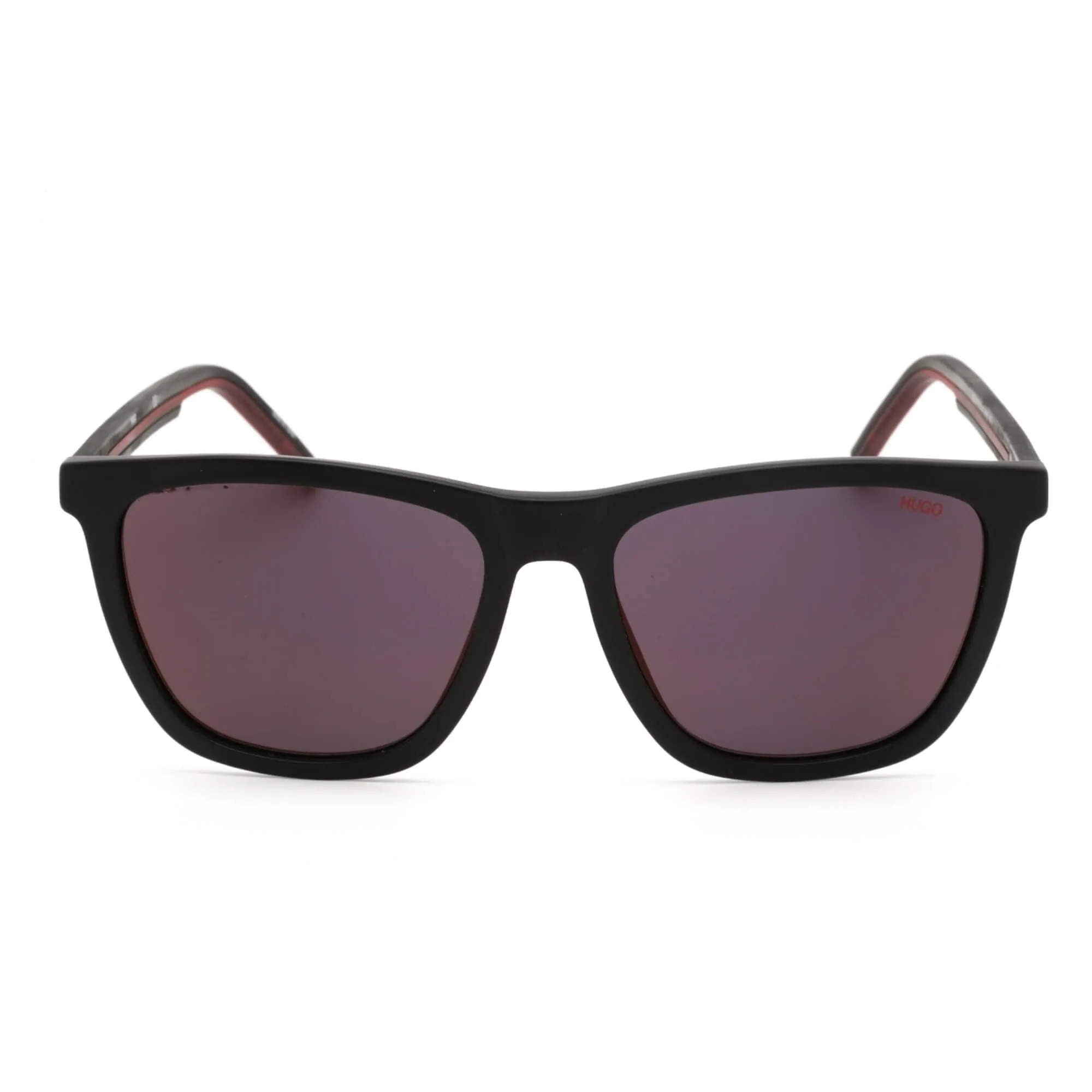 Hugo Men's Sunglasses - Red Mirror Lens Plastic Square Shape | HG 1047/S 0BLX AO
