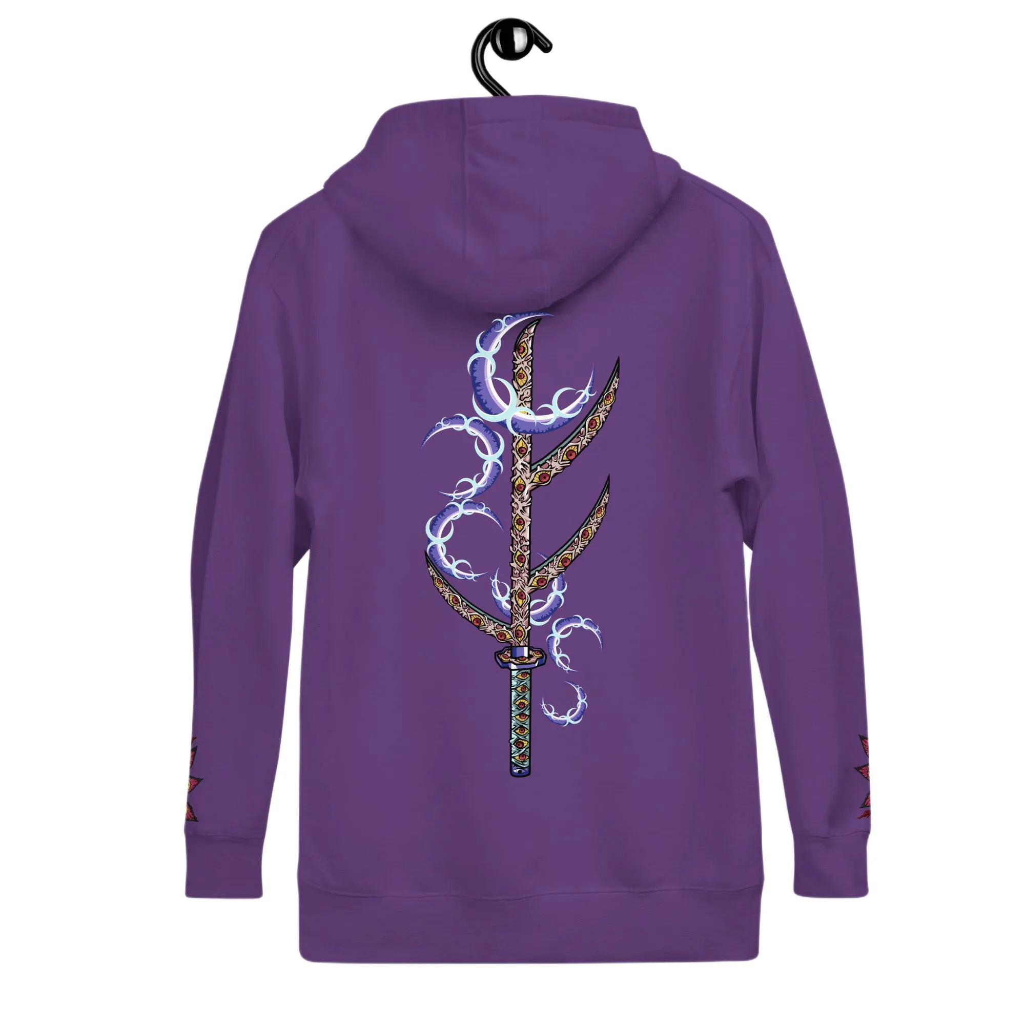 Kokushibo Embroidered and Printed Hoodie