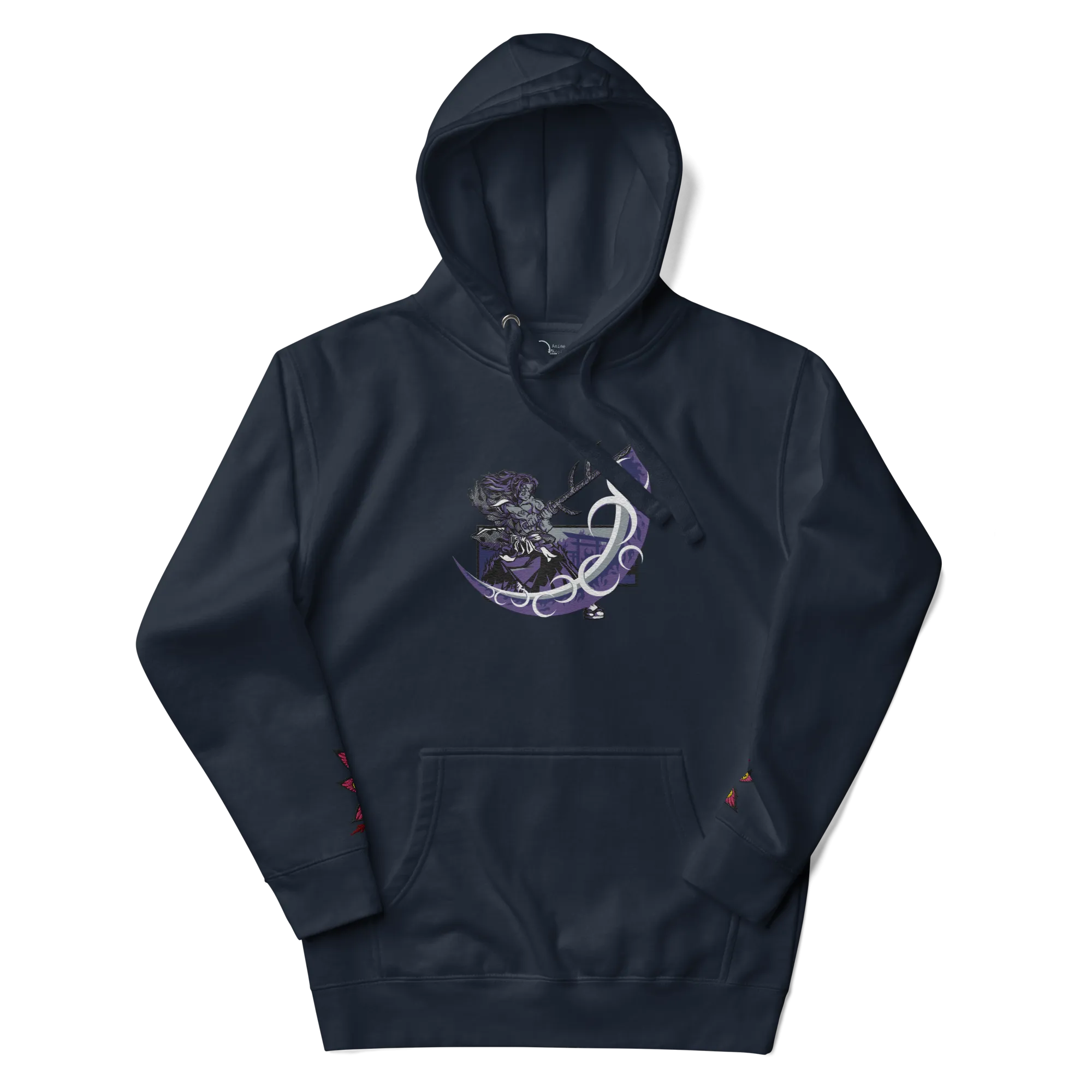 Kokushibo Embroidered and Printed Hoodie