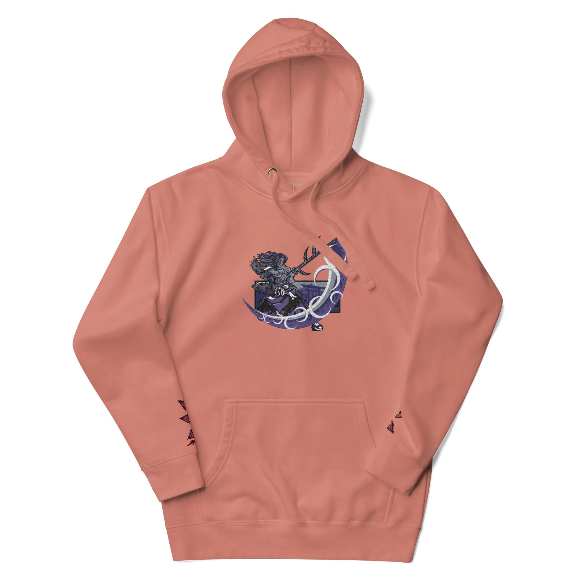 Kokushibo Embroidered and Printed Hoodie