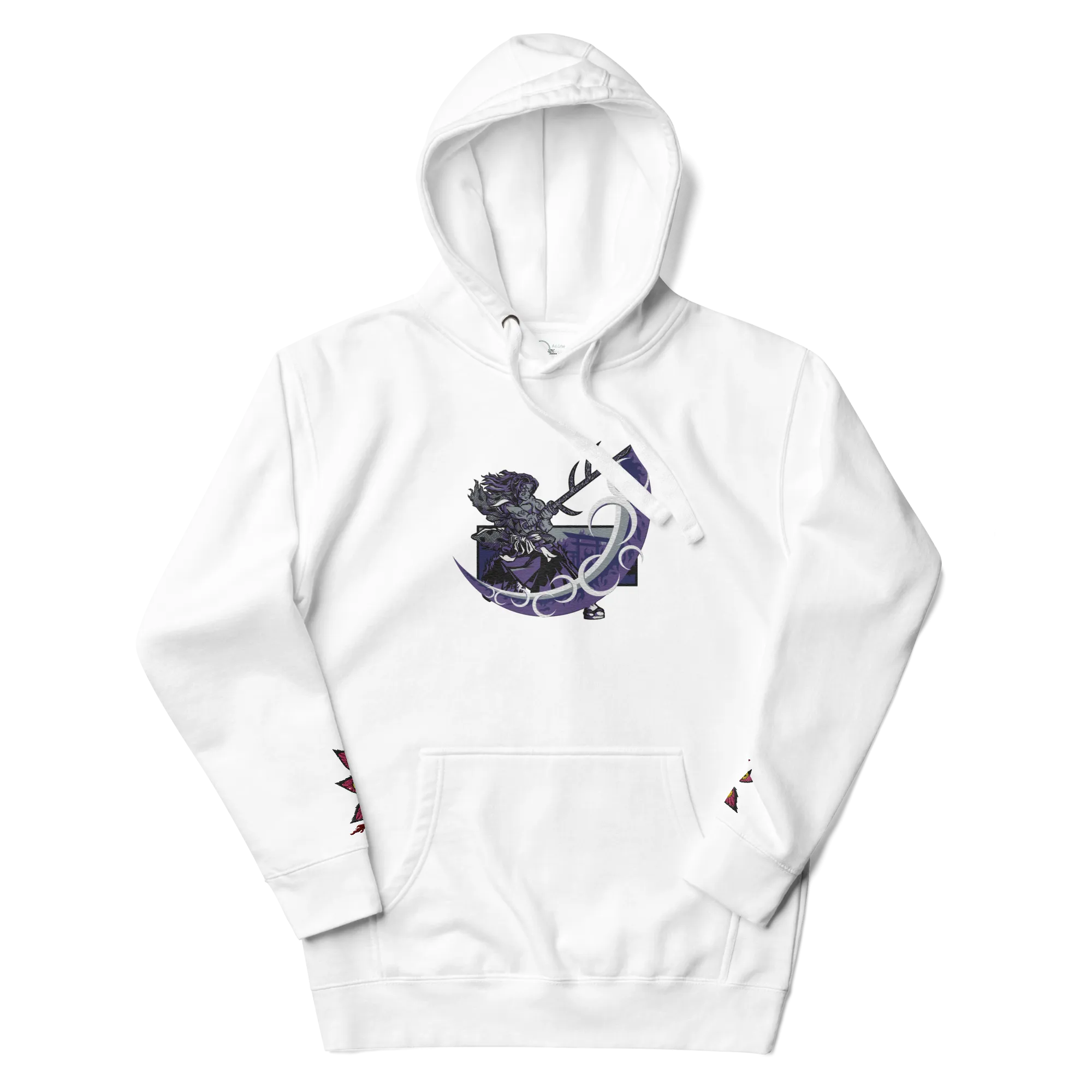 Kokushibo Embroidered and Printed Hoodie
