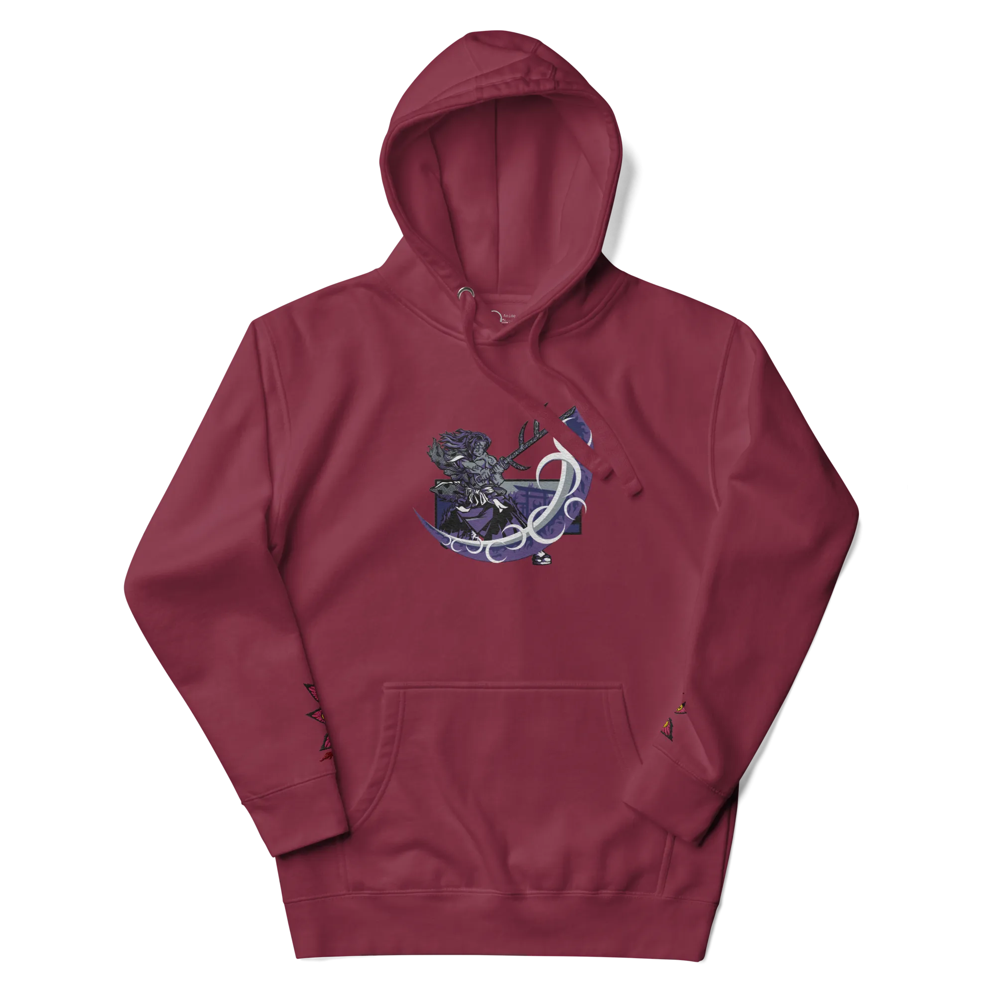 Kokushibo Embroidered and Printed Hoodie