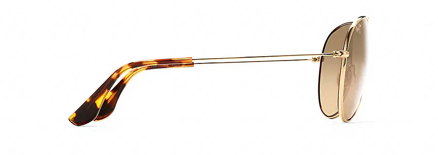 Maui Jim Mavericks Sunglasses in Gold with HCL Bronze Lens