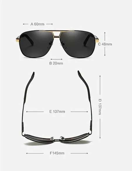 MROYALE Pro™ Men's Aviator Polarized Vintage Sunglasses - UV400
