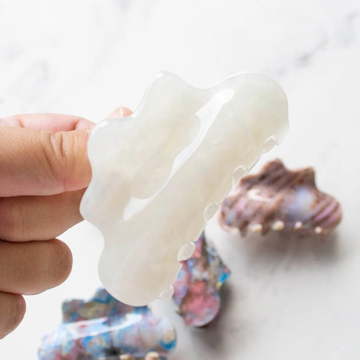 Pearl Cloud Hair Claw