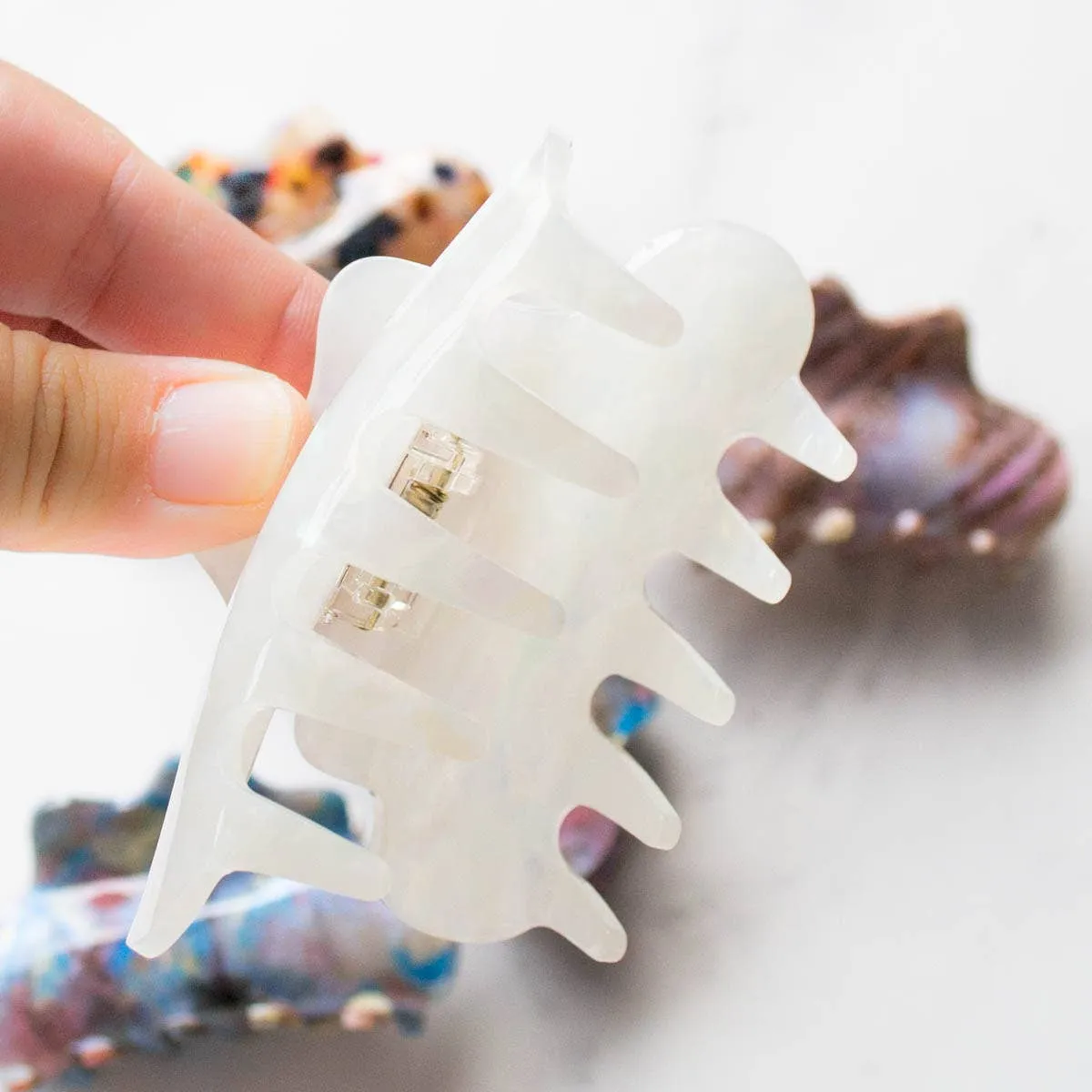 Pearl Cloud Hair Claw