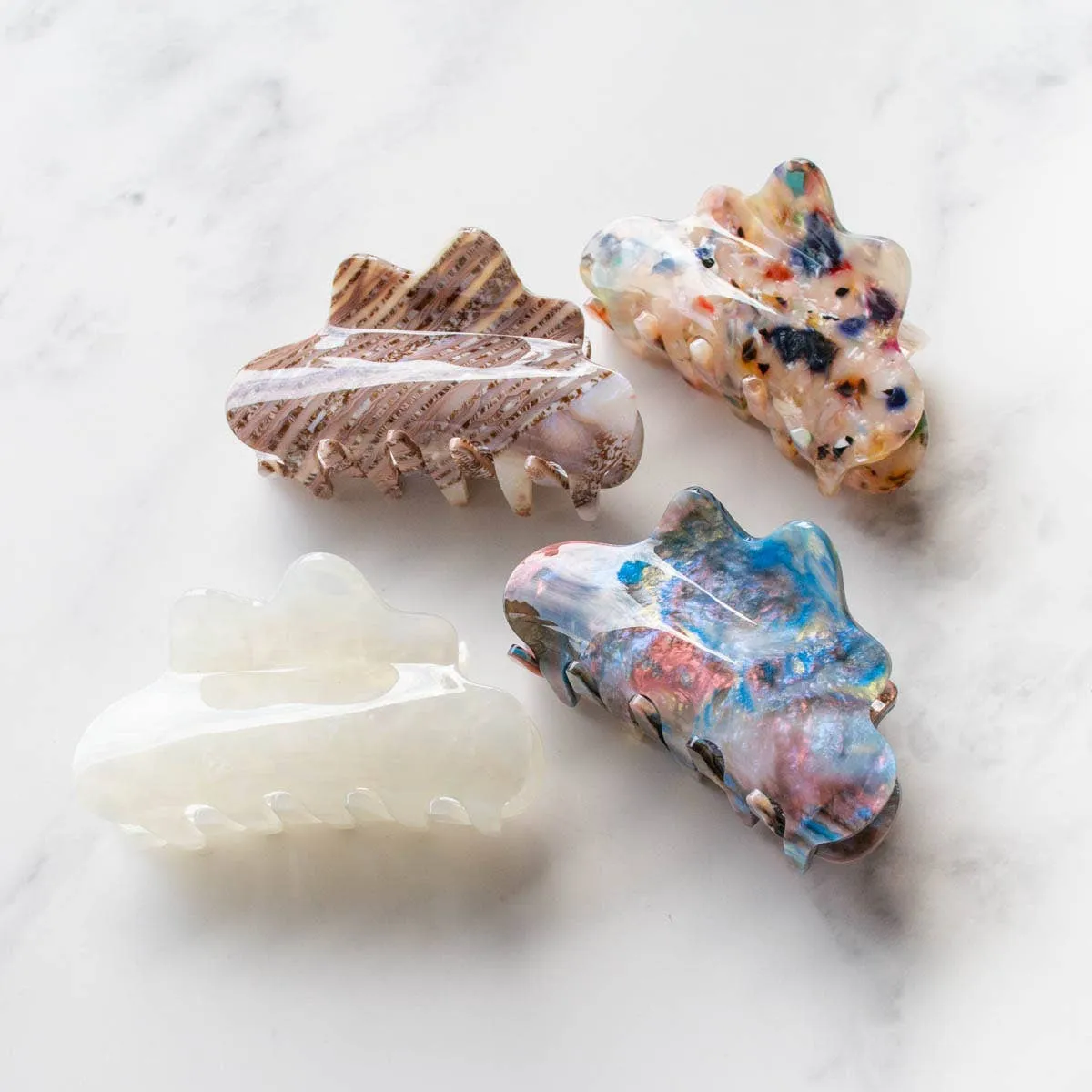 Pearl Cloud Hair Claw