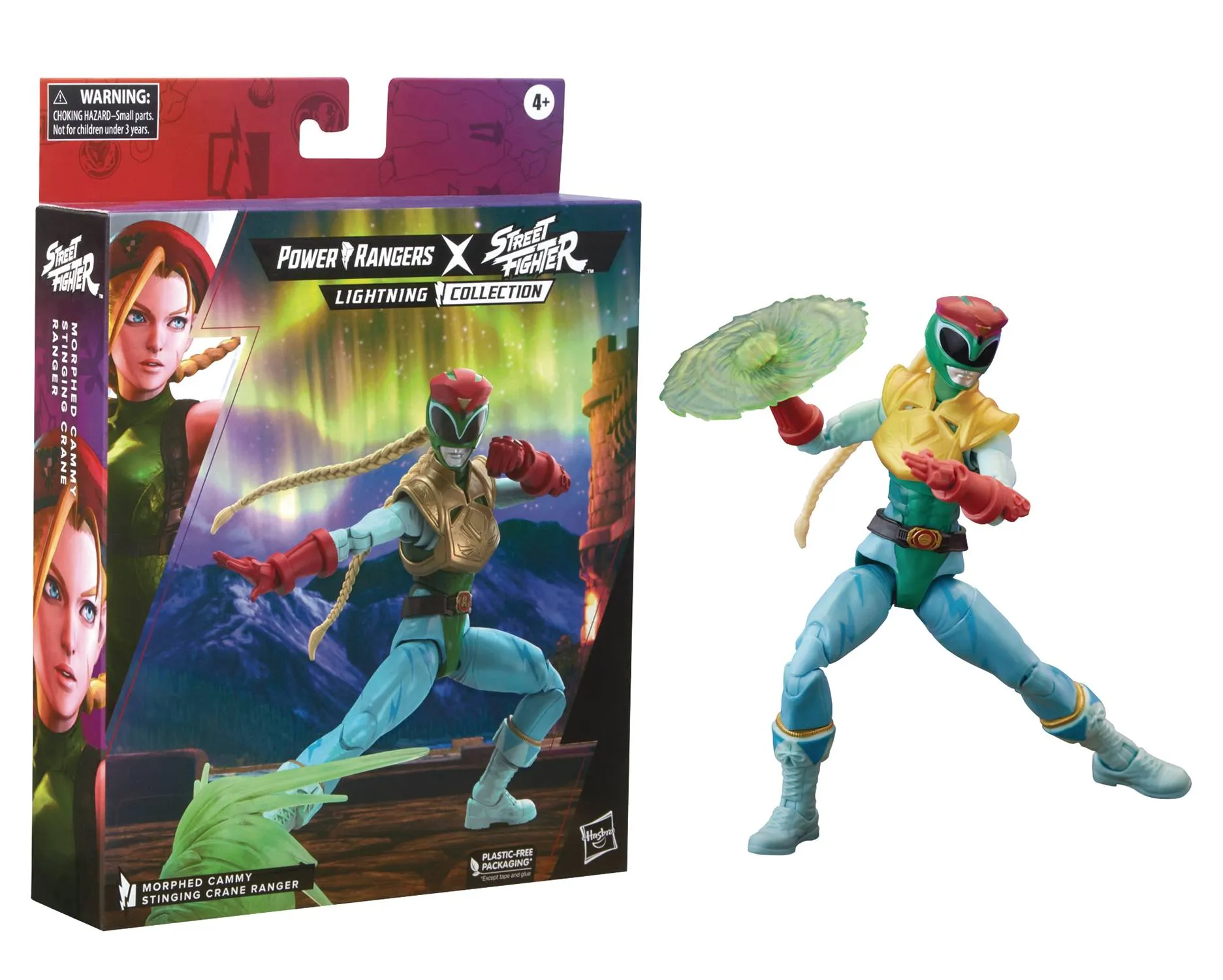 Power Rangers X Street Fighter: Lightning Collection Morphed Cammy Stinging Crane Ranger Action Figure (F6118) LOW STOCK