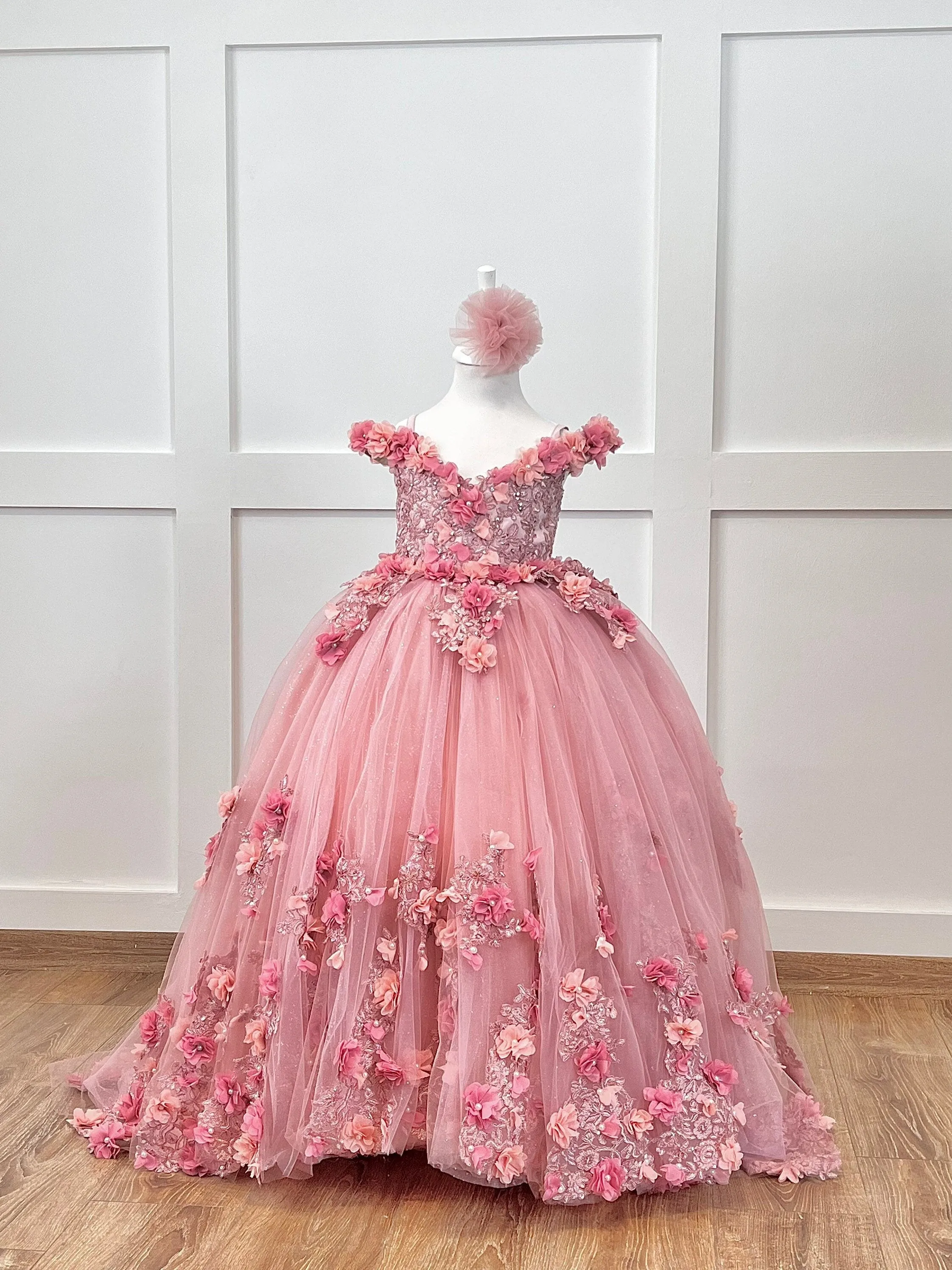 Quinceanera blush gown