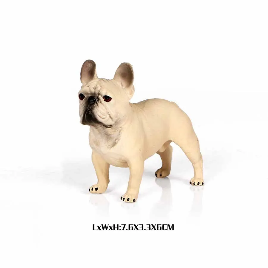 Simulation Plastic Retriever,Bull Terrier,Collie,Saint Bernard Dog Family Animals Model Figure Collectible Toys Dog For kids