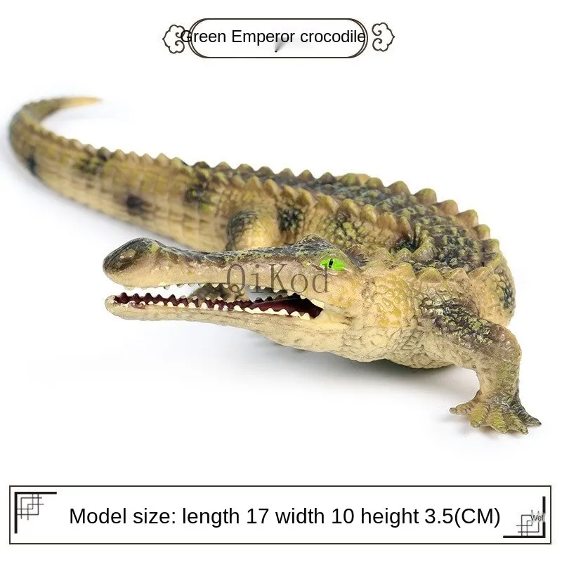 Simulation Wild Crocodile Figure Collectible Toys Crocodile Wild Animal Action Figures Kids Animal Soft Rubber Toys
