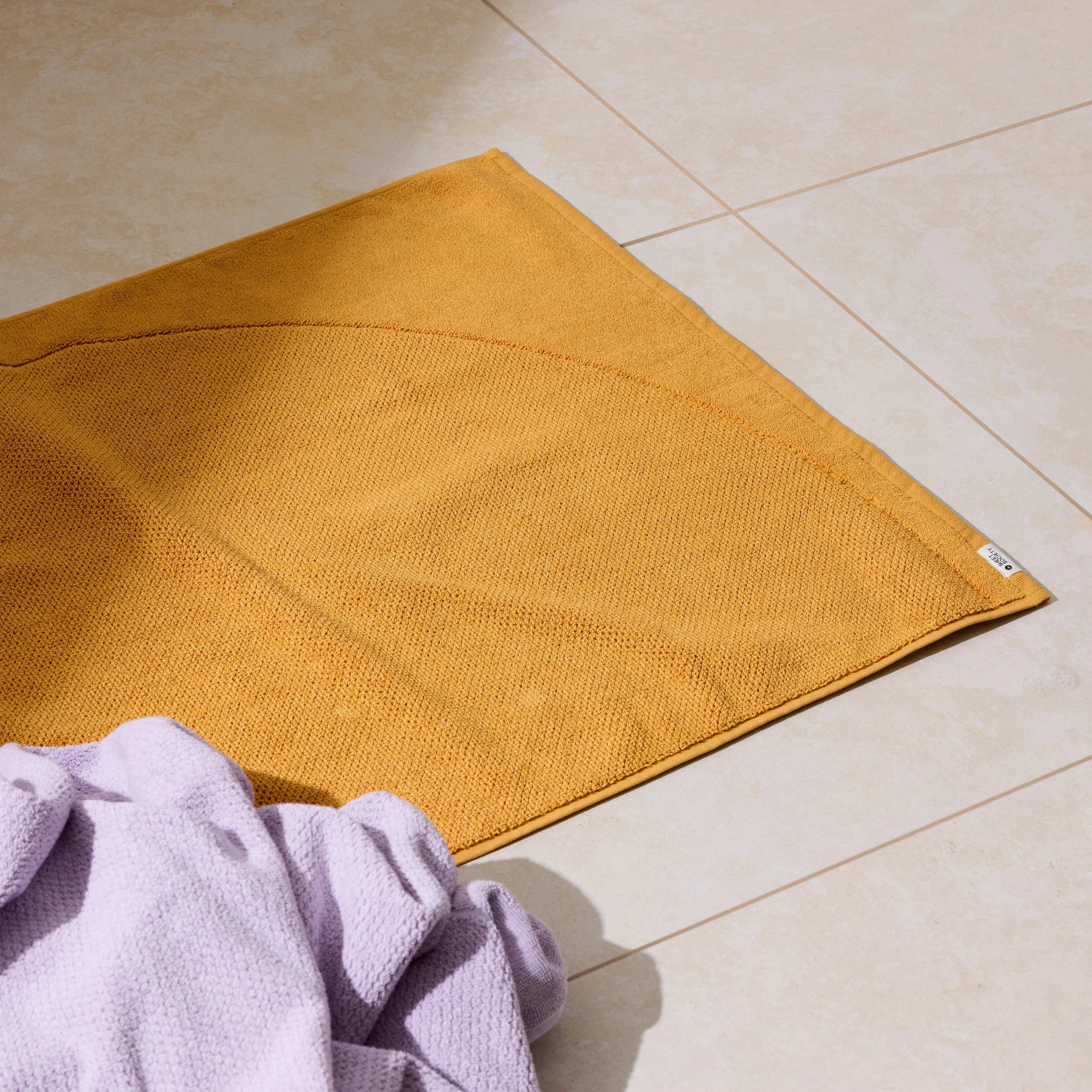 Tommy Cotton - Mustard Bath Mat