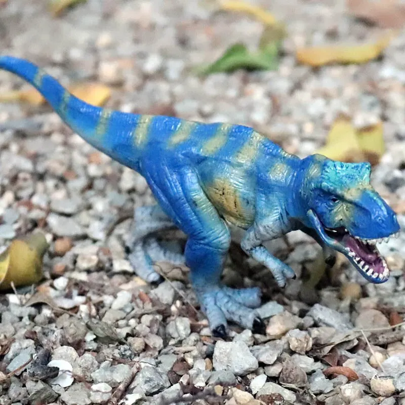 Tyrannosaurus Rex Dinosaur Model Blue Tyrannosaurus Jurassic Simulation Solid Animal Model Decoration Action Figures Toys Gifts
