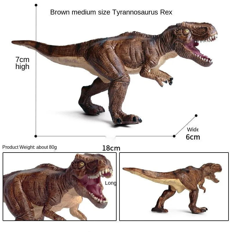 Tyrannosaurus Rex Dinosaur Model Blue Tyrannosaurus Jurassic Simulation Solid Animal Model Decoration Action Figures Toys Gifts