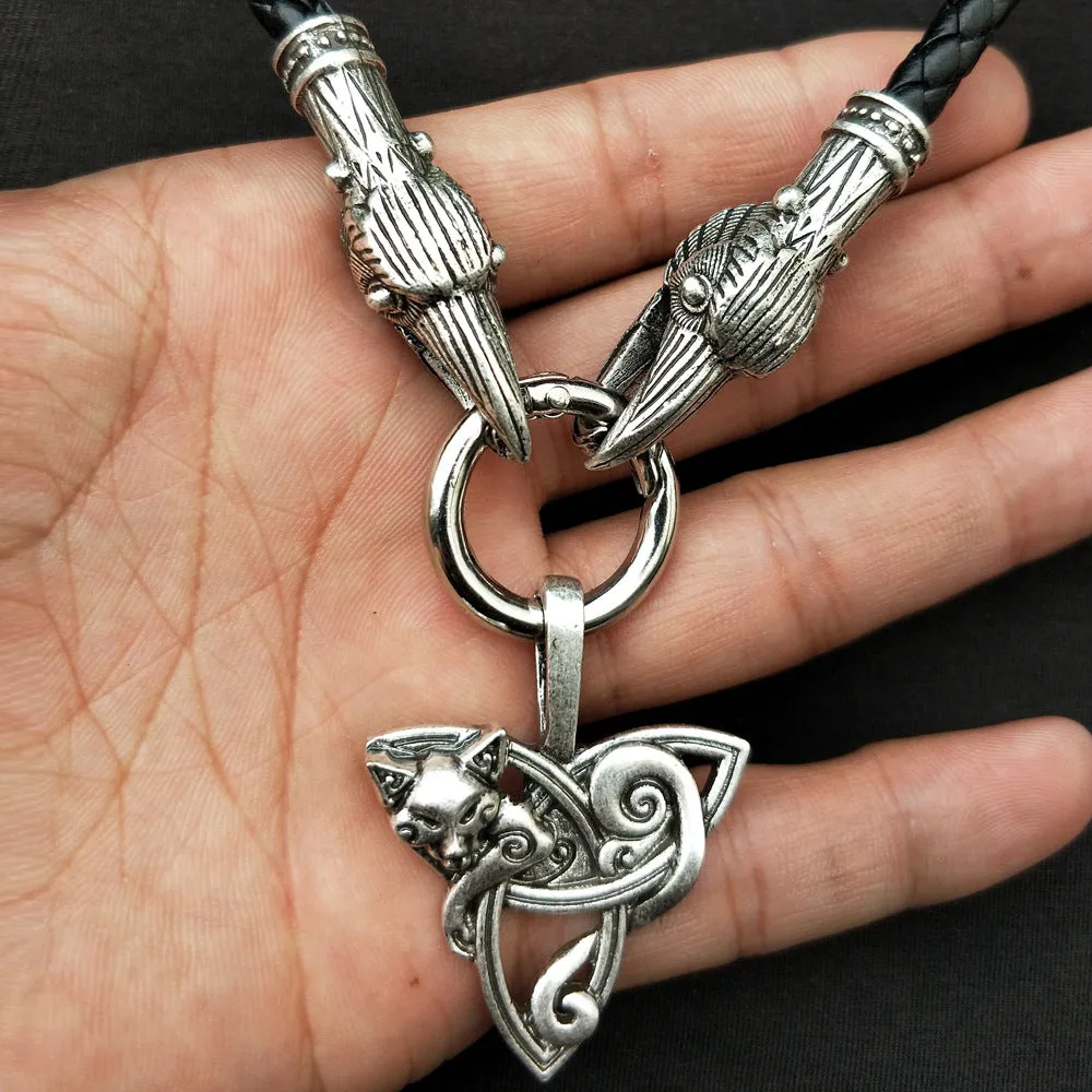 Viking Celtic Knot Triangle Necklace for Men from Nordic Legacy