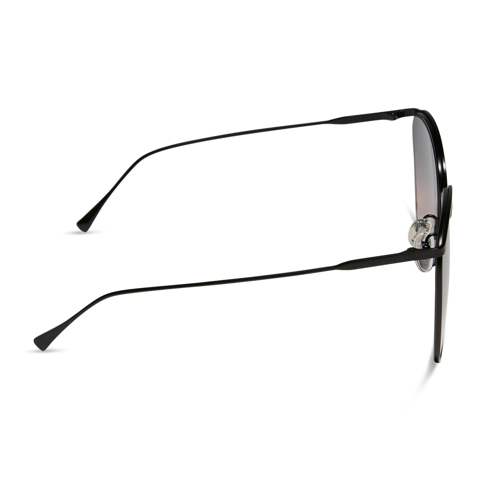 VITTORIA - BRUSHED BLACK   TWILIGHT GRADIENT SUNGLASSES