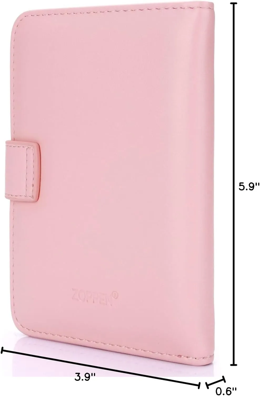 ZOPPEN Passport Holder Women, Passport Cover Travel Wallet Rfid Blocking Passport Wallet Cover Case Travel Essentials Document Organizer, Pink